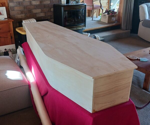 Assembled coffins